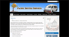 Desktop Screenshot of pacificshuttle.com.au